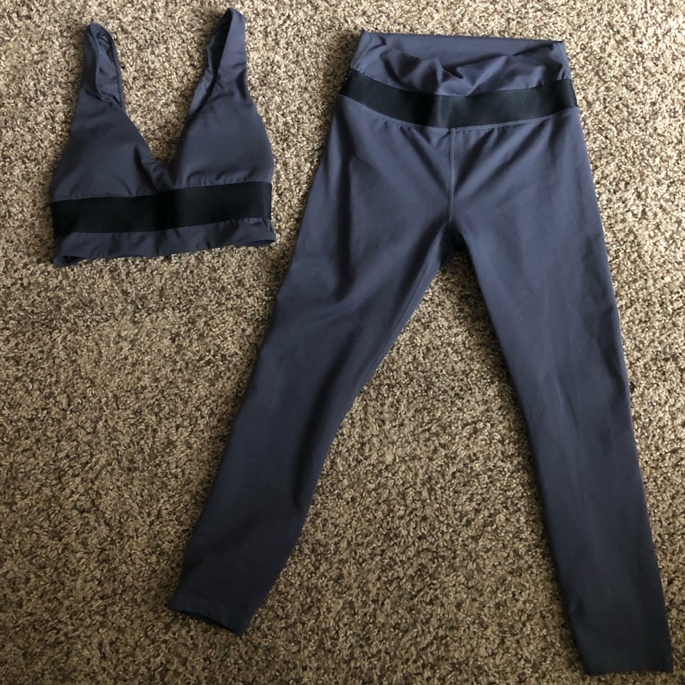 Fabletics Sports Bra and Legging Set - Size XS